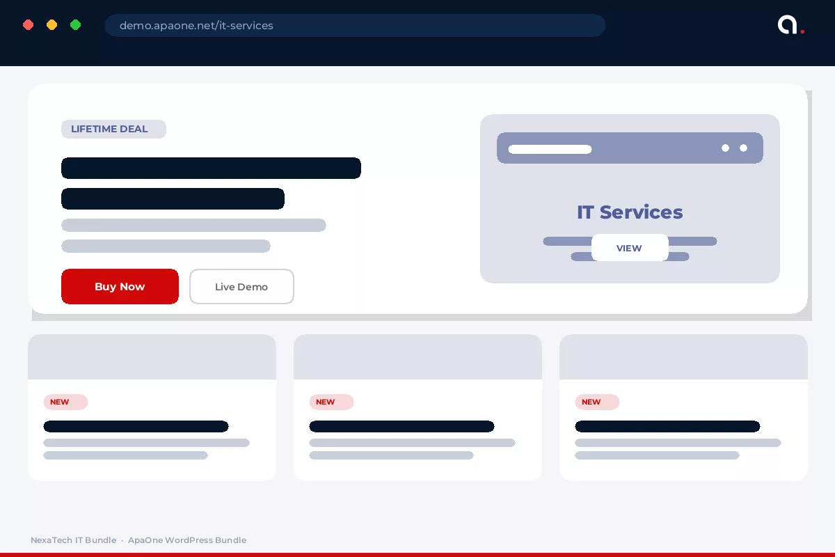 NexaTech IT Bundle — WordPress bundle preview